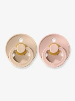 Lot De 2 Sucettes-tétines BIBS Colour, Taille 1 De 0 à 6 Mois Blush & Vanilla - Bibs -Vertbaudet Soldes Magasin lot de 2 sucettes tetines bibs colour taille 1 de 0 a 6 mois 2
