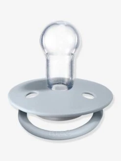 Lot De 2 Sucettes-tétines BIBS De Lux En Silicone Gris Fer + Bleu Layette - Bibs -Vertbaudet Soldes Magasin lot de 2 sucettes tetines bibs de lux en silicone 3