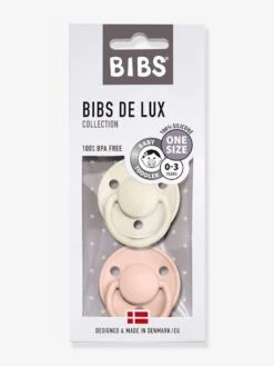 Lot De 2 Sucettes-tétines BIBS De Lux En Silicone Gris Fer + Bleu Layette - Bibs -Vertbaudet Soldes Magasin lot de 2 sucettes tetines bibs de lux en silicone 5