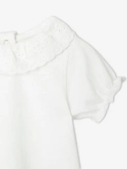 Lot De 2 T-shirts Romantiques Bébé Manches Courtes Lilas Imprimée - Vertbaudet -Vertbaudet Soldes Magasin lot de 2 t shirts romantiques bebe manches courtes 3