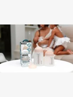 Lot De 2 Tétines Débit Rapide (L) Pour Biberon Zerø.Zerø SUAVINEX Peau - Suavinex -Vertbaudet Soldes Magasin lot de 2 tetines debit rapide l pour biberon zero.zero suavinex 3