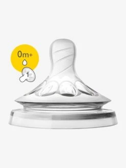 Lot De 2 Tétines Philips AVENT Natural, 5 Débits Transparent - Philips Avent -Vertbaudet Soldes Magasin lot de 2 tetines philips avent natural 5 debits 3