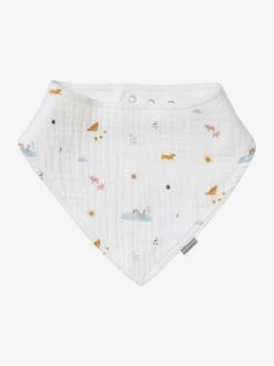Lot De 3 Bavoirs Bandanas En Gaze De Coton Lot Vert Panda - Vertbaudet -Vertbaudet Soldes Magasin lot de 3 bavoirs bandanas en gaze de coton 5