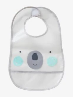 Lot De 3 Bavoirs Plastifiés Avec Récupérateur Assortis Ours - Vertbaudet -Vertbaudet Soldes Magasin lot de 3 bavoirs plastifies avec recuperateur 2