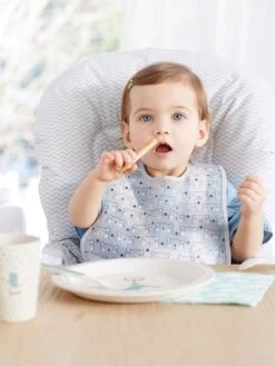 Lot De 3 Bavoirs Plastifiés Avec Récupérateur Assortis Ours - Vertbaudet -Vertbaudet Soldes Magasin lot de 3 bavoirs plastifies avec recuperateur 4