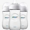 Lot De 3 Biberons 330 Ml Philips AVENT Natural Sans BPA Transparent - Philips Avent