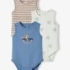 Lot De 3 Bodies Bébé Sans Manches Curcuma - Vertbaudet
