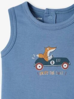 Lot De 3 Bodies Bébé Sans Manches Curcuma - Vertbaudet -Vertbaudet Soldes Magasin lot de 3 bodies bebe sans manches 5