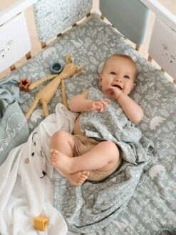 Lot De 3 Langes En Gaze De Coton DANS LES BOIS Multicolore - Vertbaudet -Vertbaudet Soldes Magasin lot de 3 langes en gaze de coton dans les bois 3