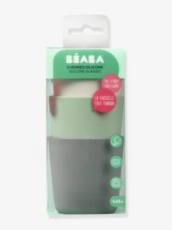 Lot De 3 Verres En Silicone BEABA Multicolore - Beaba -Vertbaudet Soldes Magasin lot de 3 verres en silicone beaba 2