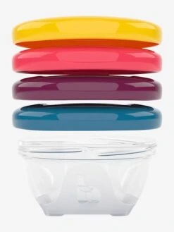 Lot De 4 Boîtes Hermétiques 120 Ml BABYMOOV Babybol Lot De 4 - Babymoov -Vertbaudet Soldes Magasin lot de 4 boites hermetiques 120 ml babymoov babybol 2