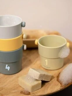 Lot De 4 Gobelets De Bain Little Goose - LITTLE DUTCH Multicolore - Little Dutch -Vertbaudet Soldes Magasin lot de 4 gobelets de bain little goose little dutch 1