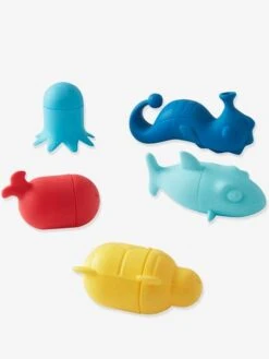 Lot De 5 Aspergeurs De Bain Silicone Lavables Multicolore - Vertbaudet -Vertbaudet Soldes Magasin lot de 5 aspergeurs de bain silicone lavables 2