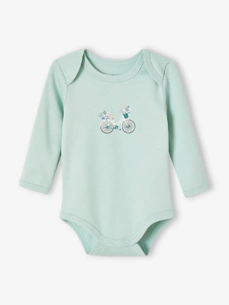 Lot De 5 Bodies Manches Longues Bébé Emmanchure US Lot Rose Grisé - Vertbaudet 6 Lot De 5 Bodies Manches Longues Bébé Emmanchure US Lot Rose Grisé - Vertbaudet – Image 6