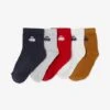 Lot De 5 Paires De Mi-chaussettes Brodées Voiture Bébé BASICS Lot Bleu Nuit - Vertbaudet