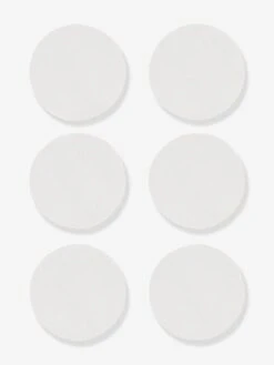 Lot De 6 Coussinets D'allaitement En Coton CARRIWELL Blanc - Carriwell