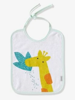Lot De 7 Bavoirs Bébé VERTBAUDET Imprimé Jungle - Vertbaudet -Vertbaudet Soldes Magasin lot de 7 bavoirs bebe vertbaudet 4