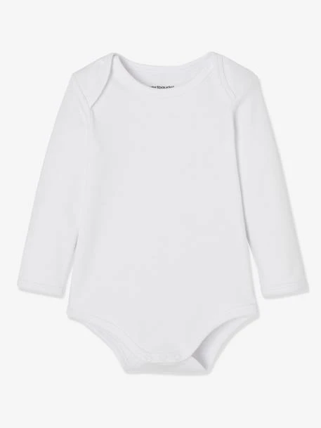 Lot De 7 Bodies Manches Longues Ouverture US Bébé BASICS Lot Vert Grisé - Vertbaudet 2 Lot De 7 Bodies Manches Longues Ouverture US Bébé BASICS Lot Vert Grisé - Vertbaudet – Image 2