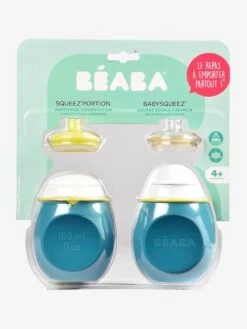 Lot De Gourdes Pour Compotes BEABA Babysqueez' 2 En 1 + Squeez'portion Blue - Beaba 8 Lot De Gourdes Pour Compotes BEABA Babysqueez' 2 En 1 + Squeez'portion Blue - Beaba -Vertbaudet Soldes Magasin lot de gourdes pour compotes beaba babysqueez 2 en 1 squeezportion 2