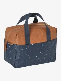 Lunch Box Bicolore En Coton Enduit Marine étoile - Vertbaudet -Vertbaudet Soldes Magasin lunch box bicolore en coton enduit 4