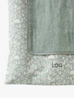 Matelas à Langer + 2 Tapis De Change DANS LES BOIS Vert Sauge - Vertbaudet -Vertbaudet Soldes Magasin matelas a langer 2 tapis de change dans les bois 4