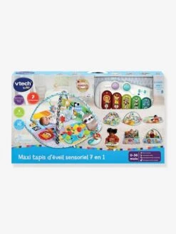 Maxi Tapis D'Eveil Sensoriel 7 En 1 - VTECH Multicolore - Toutes Les Marques -Vertbaudet Soldes Magasin maxi tapis deveil sensoriel 7 en 1 vtech 2