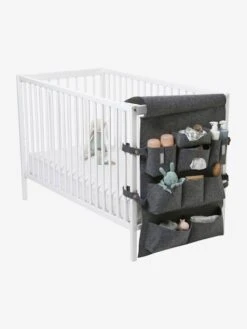 Organisateur à Suspendre Vertbaudet Pour Lit De Bébé Gris Chiné - Vertbaudet -Vertbaudet Soldes Magasin organisateur a suspendre vertbaudet pour lit de bebe 2