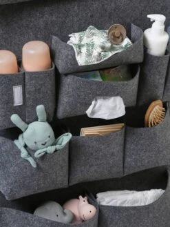 Organisateur à Suspendre Vertbaudet Pour Lit De Bébé Gris Chiné - Vertbaudet -Vertbaudet Soldes Magasin organisateur a suspendre vertbaudet pour lit de bebe 3