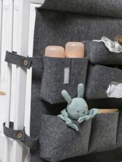 Organisateur à Suspendre Vertbaudet Pour Lit De Bébé Gris Chiné - Vertbaudet -Vertbaudet Soldes Magasin organisateur a suspendre vertbaudet pour lit de bebe 4