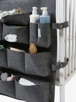 Organisateur à Suspendre Vertbaudet Pour Lit De Bébé Gris Chiné - Vertbaudet -Vertbaudet Soldes Magasin organisateur a suspendre vertbaudet pour lit de bebe 5