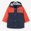 Parka 3 En 1 Avec Gilet Amovible Bébé Garçon Marine/rouge - Vertbaudet