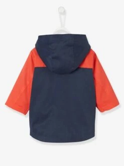 Parka 3 En 1 Avec Gilet Amovible Bébé Garçon Marine/rouge - Vertbaudet -Vertbaudet Soldes Magasin parka 3 en 1 avec gilet amovible bebe garcon 2