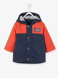 Parka 3 En 1 Avec Gilet Amovible Bébé Garçon Marine/rouge - Vertbaudet