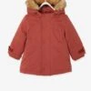 Parka à Capuche Bébé Garçon Terracotta - Vertbaudet