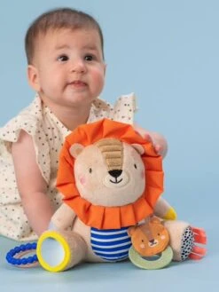 Peluche D'activités Lion - TAF TOYS Orange - Taf Toys -Vertbaudet Soldes Magasin peluche dactivites lion taf toys 2