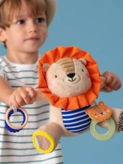 Peluche D'activités Lion - TAF TOYS Orange - Taf Toys -Vertbaudet Soldes Magasin peluche dactivites lion taf toys 3