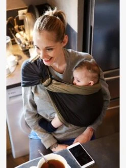 Petite écharpe Sans Noeud LOVE RADIUS Anthracite Olive - Love Radius JPMB -Vertbaudet Soldes Magasin petite echarpe sans noeud love radius 2