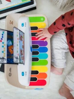 Piano Connecté Magic Touch - HAPE Blanc - Hape -Vertbaudet Soldes Magasin piano connecte magic touch hape 3