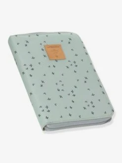 Pochette Carnet De Santé LÄSSIG Floral Menthe - Lassig