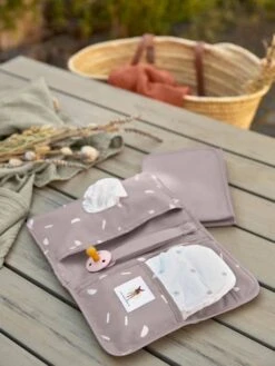 Pochette De Change LÄSSIG Rayures/rose - Lassig -Vertbaudet Soldes Magasin pochette de change lassig 2