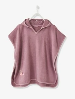 Poncho De Bain Personnalisable Biche Parme - Vertbaudet -Vertbaudet Soldes Magasin poncho de bain personnalisable biche 4