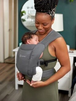 Porte-bébé Embrace Soft Air Flex ERGOBABY Gris - Ergobaby -Vertbaudet Soldes Magasin porte bebe embrace soft air flex ergobaby 3