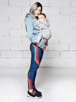 Porte-bébé Hoodie Carrier LOVE RADIUS By JE PORTE MON BEBE Gris Athletic - Love Radius JPMB