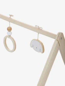 Portique D'éveil Base Triangle En Bois FSC® Beige - Vertbaudet -Vertbaudet Soldes Magasin portique deveil base triangle en bois fsc 5