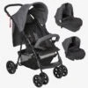 Poussette Combinée Vertbaudet Triocity II Gris Chiné - Vertbaudet