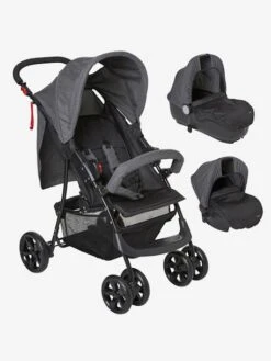 Poussette Combinée Vertbaudet Triocity II Gris Chiné - Vertbaudet