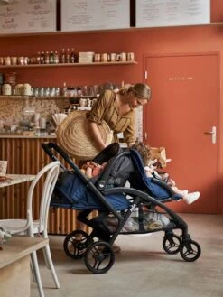 Poussette Double JOIE Evalite Duo Bleu (deep Sea) - Joie -Vertbaudet Soldes Magasin poussette double joie evalite duo 2