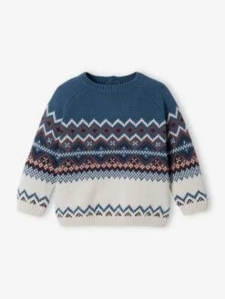 Pull Jacquard Bébé Cannelle - Vertbaudet -Vertbaudet Soldes Magasin pull jacquard bebe 4