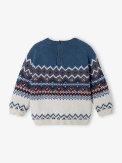 Pull Jacquard Bébé Cannelle - Vertbaudet -Vertbaudet Soldes Magasin pull jacquard bebe 5