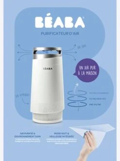 Purificateur D'air BEABA Blanc/gris - Beaba -Vertbaudet Soldes Magasin purificateur dair beaba 2
